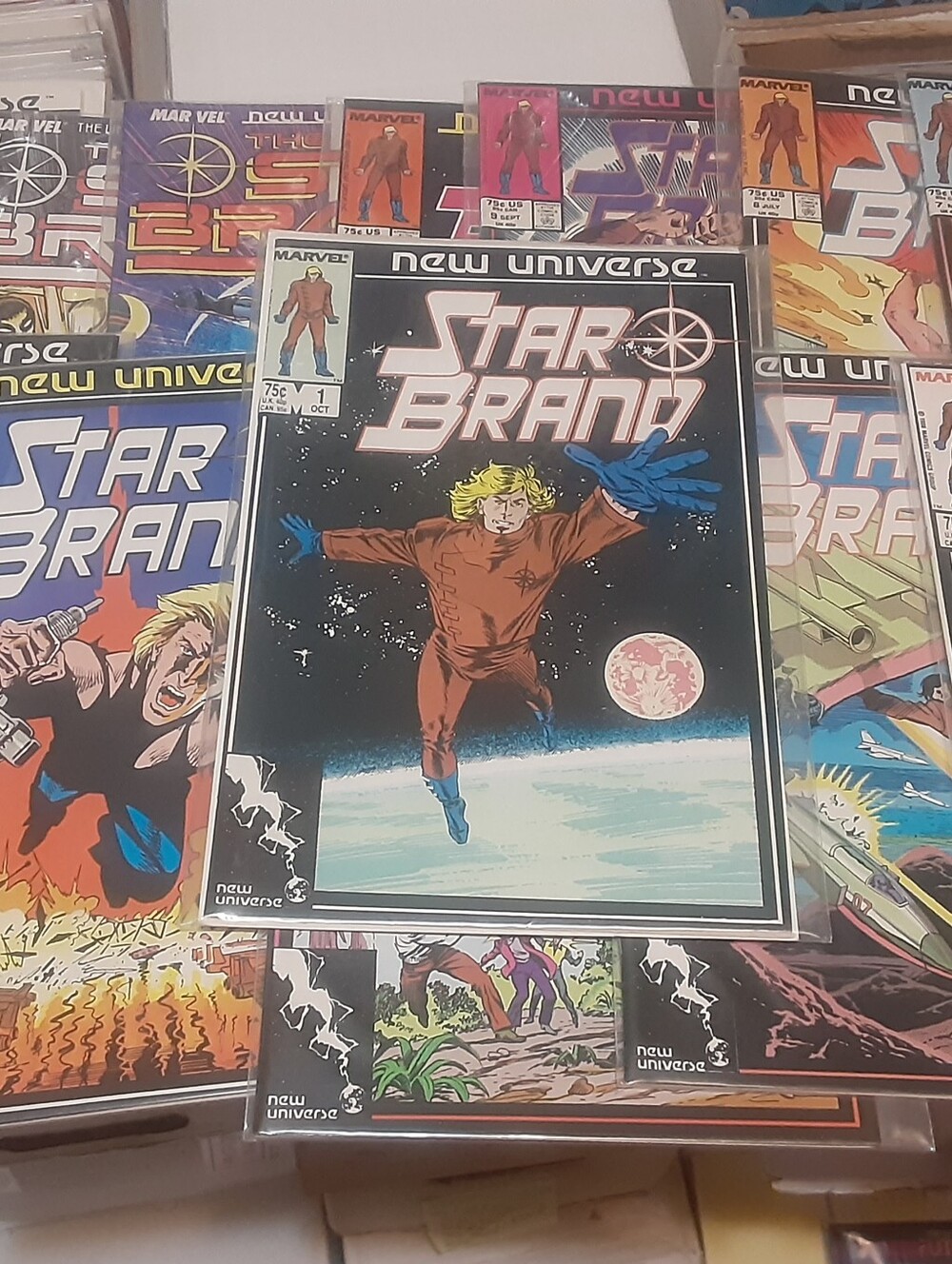 Star Brand Marvel comics 1-12 Annual 1 Marvel Comics New Universe byJim Shooter